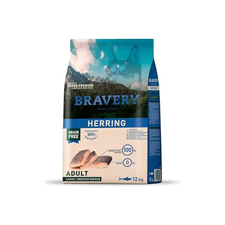 BRAVERY ADULT MEDIUM MAXI HERRING 4KG, shop Online