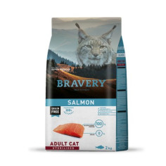 BRAVERY CAT ADULT STERILIZED SALMON 2KG, shop Online