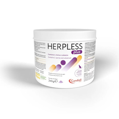 HERPLESS PLUS GATTO POLVERE APPETIBILE 240GR, shop Online