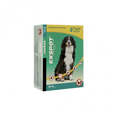 Exspot Antiparassitario per cani da 41/55 kg (6 pipette da 2