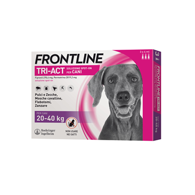 Frontline tri-act 20/40 kg (3pipette) Antiparasitic for dogs