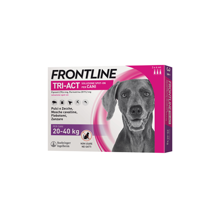 Frontline tri-act 20/40 kg (3pipette) Antiparasitic for dogs