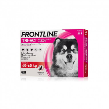 Frontline tri-act 40/60 kg (6 pipettes) Antiparasitic for dogs