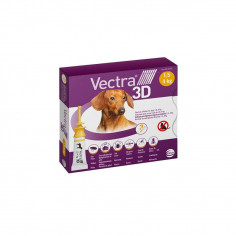 Vectra 3D Cane 1,5/4 kg (3pipette) Antiparassitario Miglior