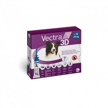 Vectra 3D Cane 10/25 kg (3pipette) Antiparasitic, shop Online
