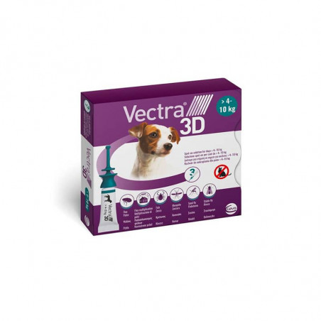 Vectra 3D Cane 4/10 kg (3pipette) Antiparasitic, shop Online