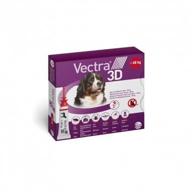 Vectra 3D Dog over 40 kg (3pipette) Antiparasitic, shop Online