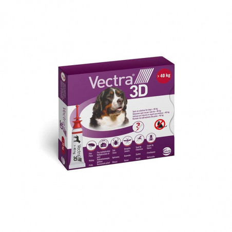 Vectra 3D Cane oltre i 40 kg (3pipette) Antiparassitario