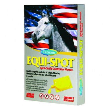 Equi-spot (3 pipettes) Pesticide and insecticide for horses