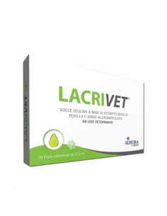 LACRIVET (10 fiale) Lacrime artificiali per cani e gatti
