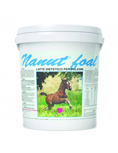 NANUT FOAL 10 Kg Latte in polvere per puledri e cavalli Miglior