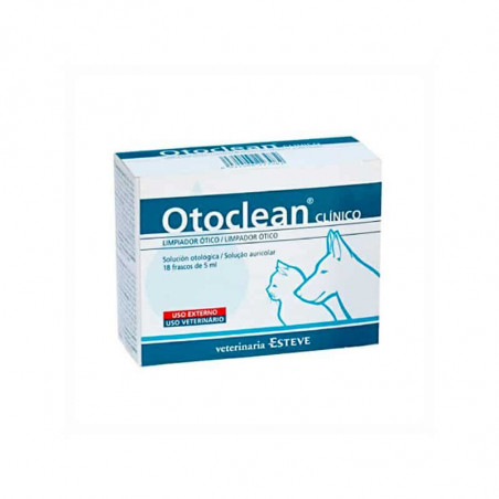 OTOCLEAN(18 ampoules of 5 ml) Ear cleaner for dogs and cats