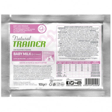 NATURAL TRAINER baby milk latte in polvere 100 G Miglior Prezzo
