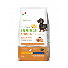 NATURAL TRAINER dog small salmon and cereals 800 G, shop Online