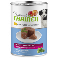 NATURAL TRAINER puppy & junior pollo 400 G Miglior Prezzo