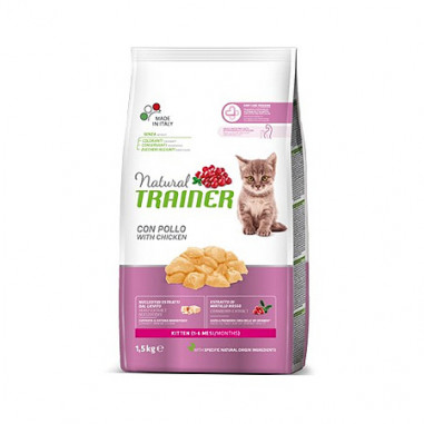 NATURAL TRAINER kitten pollo fresco 300 G Miglior Prezzo