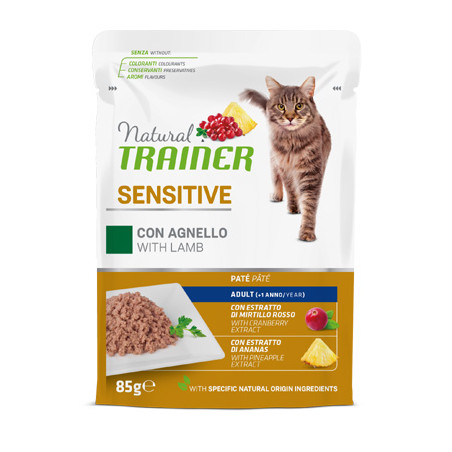 NATURAL TRAINER sensitive agnello 85 G Miglior Prezzo